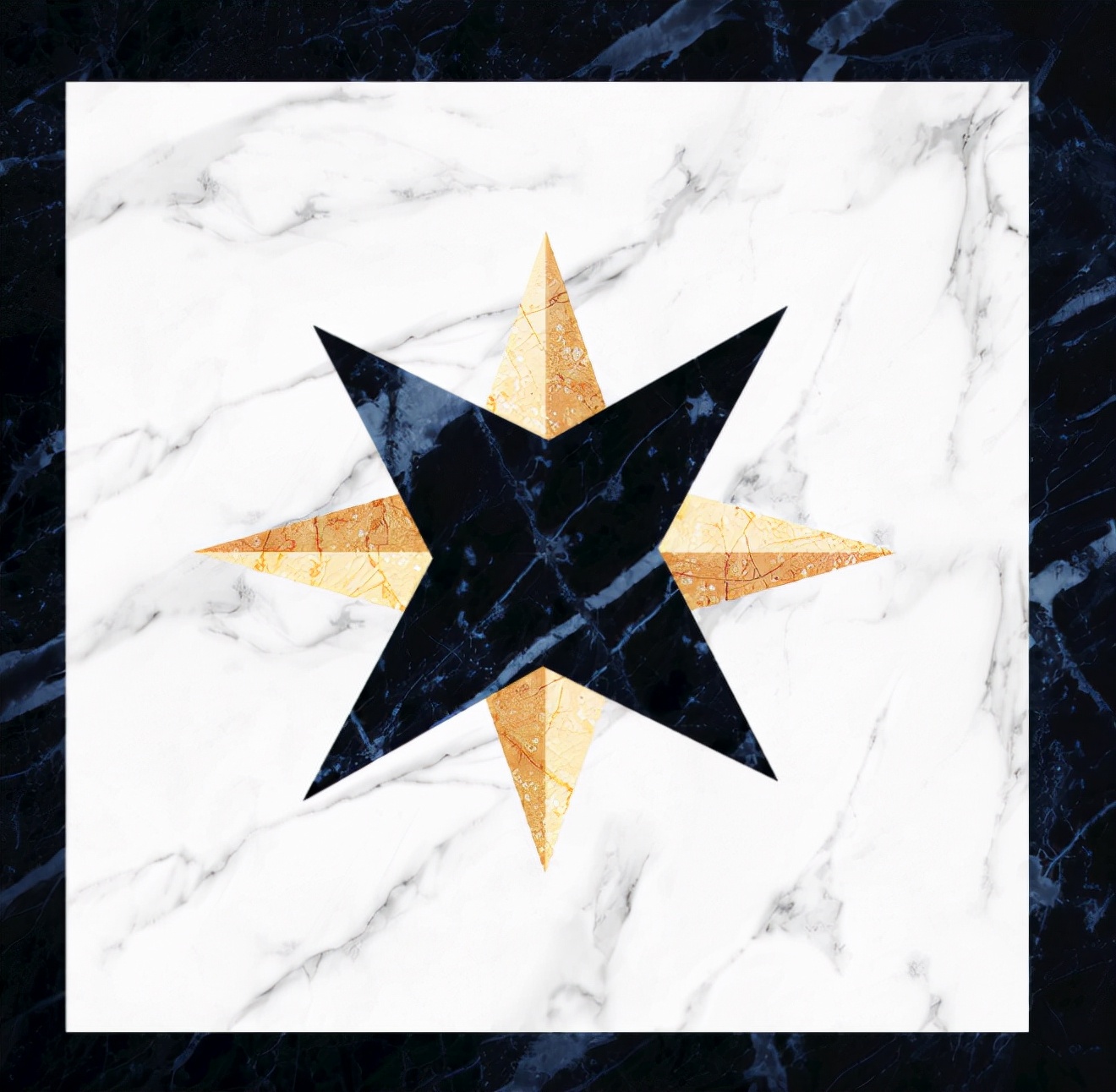 大理石水刀拼花现代,大理石水刀拼花现代风格效果