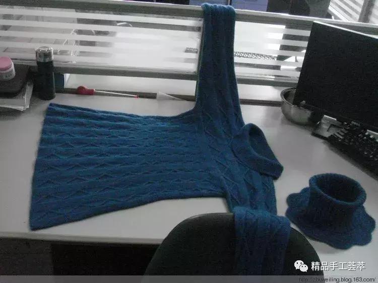 一件完整女士羊绒开衫织法教程,新款白色冰丝针织衫上衣织法教程