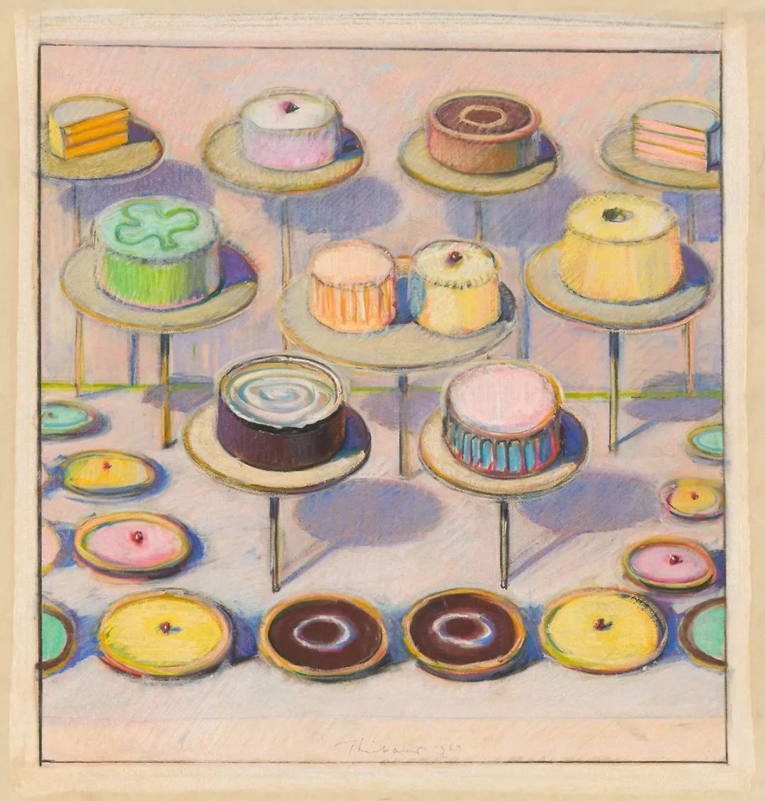 美国普普艺术家韦恩·蒂博作品欣赏