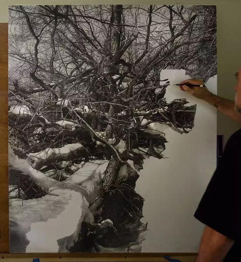 素描画画教程7-12岁素描风景画,设计素描和超写实素描