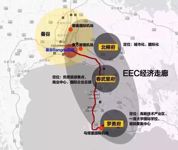 泰国曼谷bangna区,曼谷六大区域