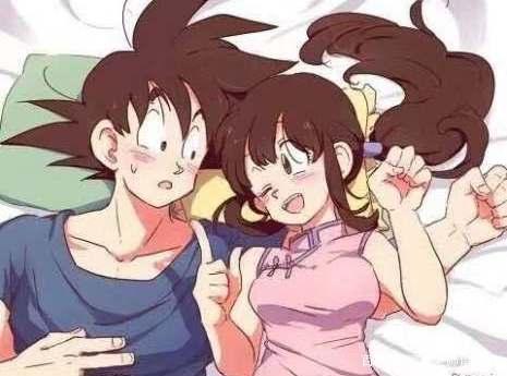 七龙珠悟空和琪琪接吻的画面,龙珠里面悟空和琪琪结婚的时候