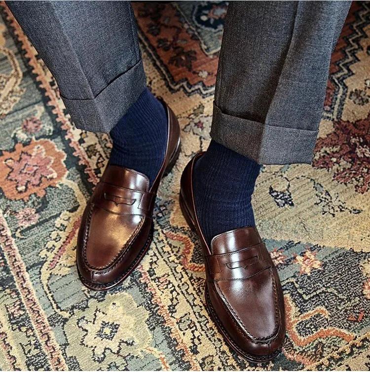 穿乐福鞋怎么穿袜子,怎么穿搭乐福鞋洋气