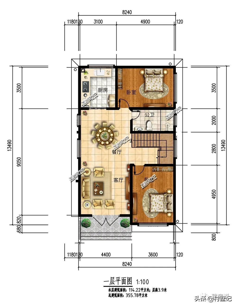 最适合农村三层平顶别墅,10套适合农村自建小别墅