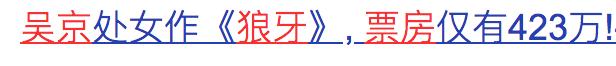 吴京拍战狼为什么没被偷票房,吴京凭借战狼斩获票房
