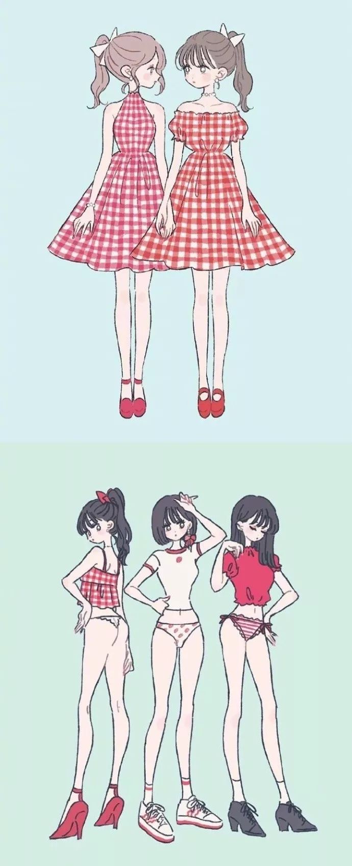 女生人物绘画技巧—少女篇，再也不怕是小萝莉还是御女傻傻分不清