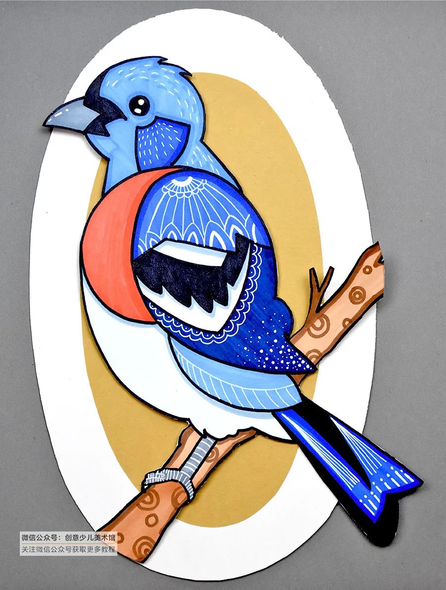 春天鸟语花香图片大全儿童画,鸟语花香儿童画简单又漂亮