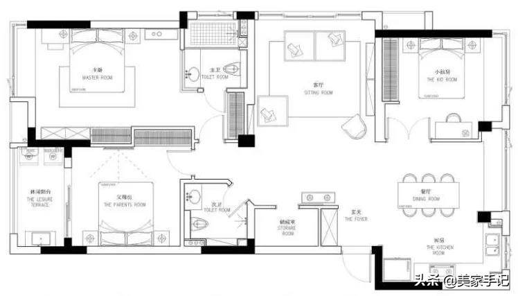 大面积留白风格装修,留白设计装修