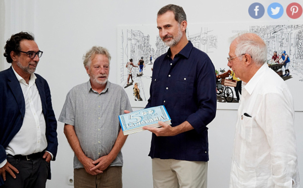 西班牙王后专访古巴,西班牙国王王后访问古巴