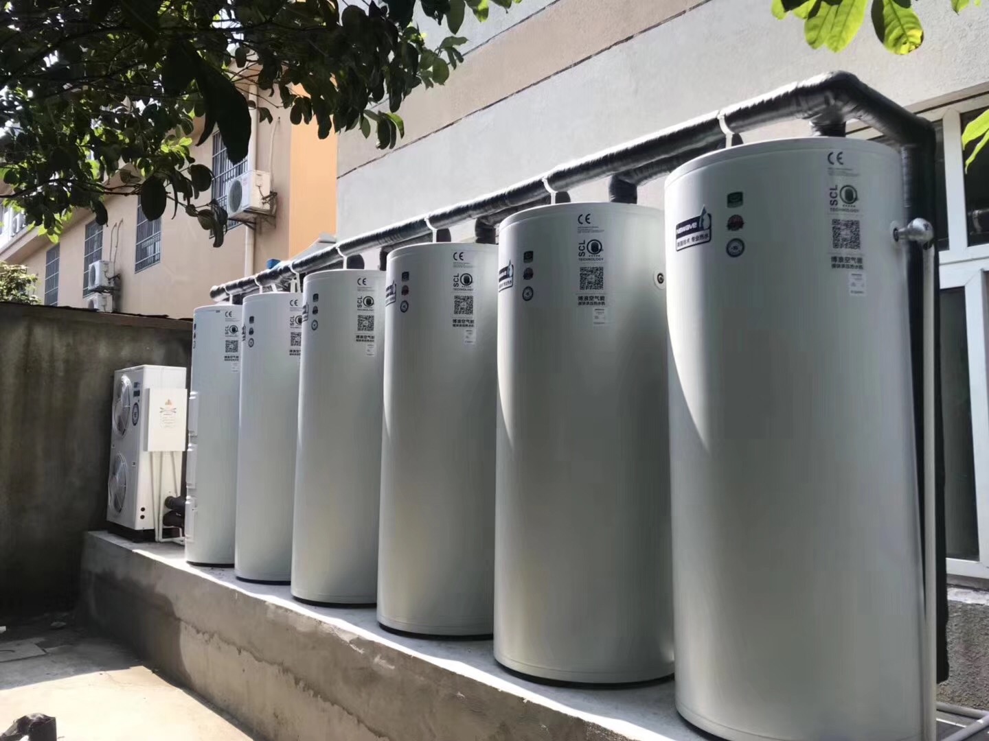 酒店用空气能热水器的优缺点,酒店热水用空气能