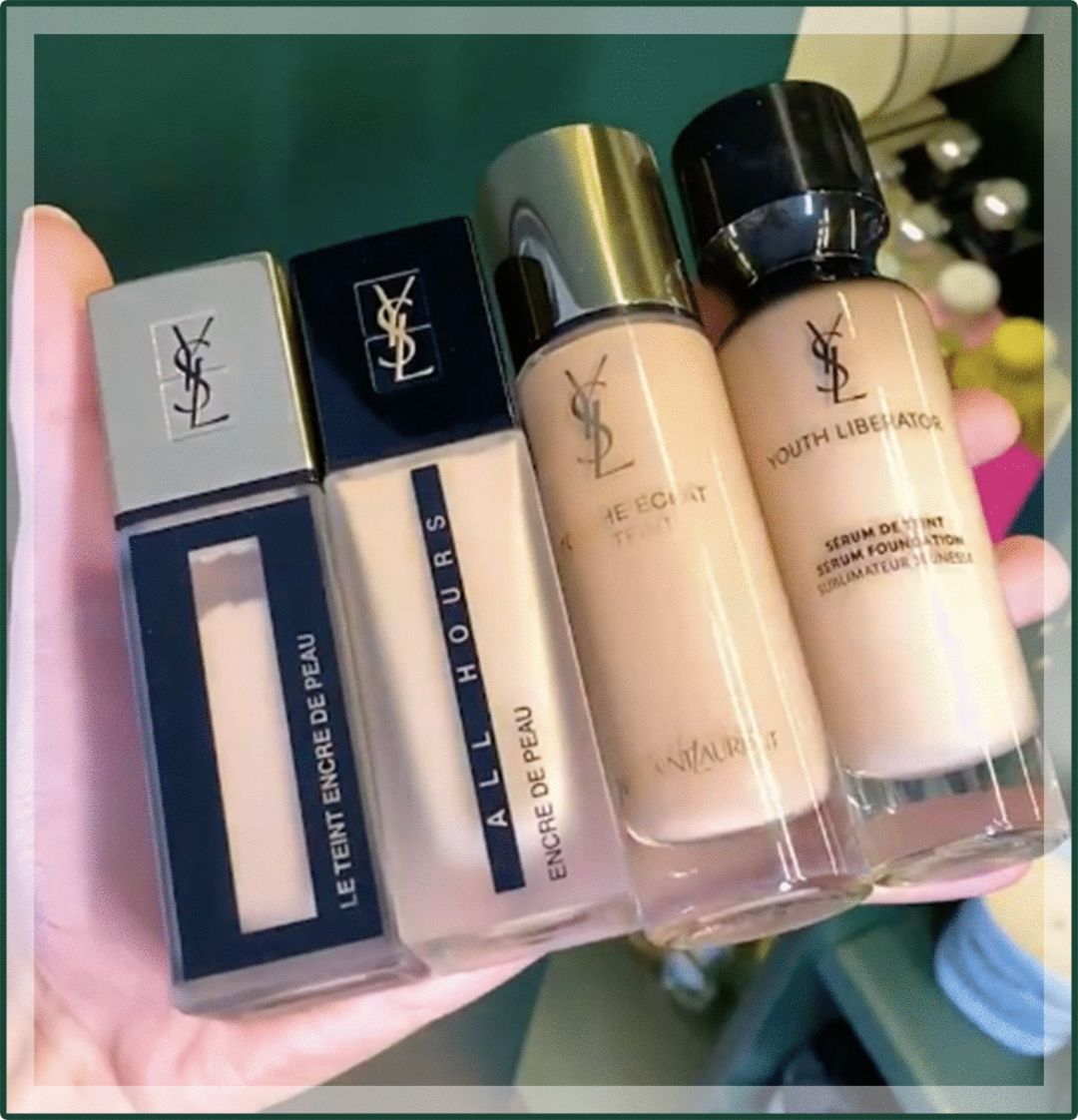 四瓶粉底液,4瓶妆效堪比磨皮的粉底液