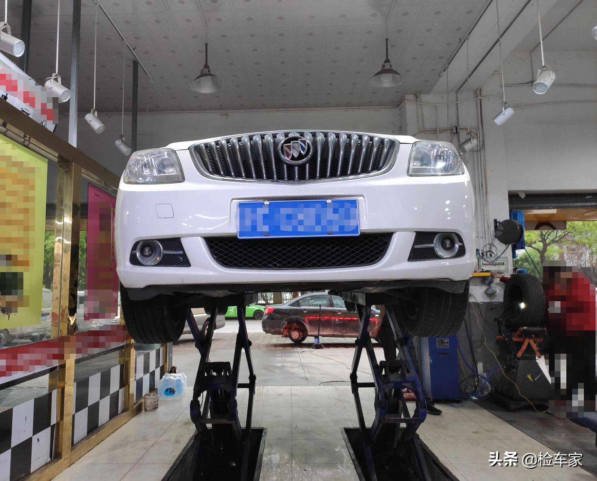 东北客户异地委托检测别克英朗，车尾焊接不敢买，客户：怕冻掉了