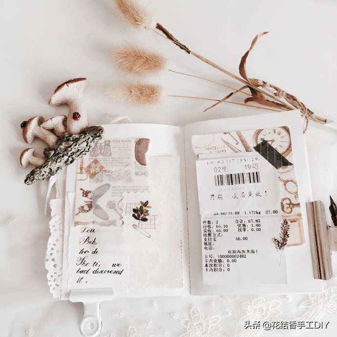 捡垃圾的人做手帐,捡破烂攒点小钱