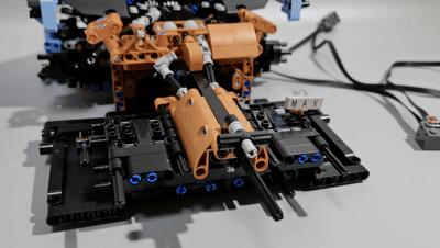 宇星模王13056拼装全过程,宇星模王积木开箱拼装过程