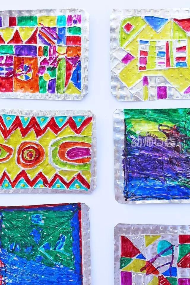 给孩子玩锡箔纸,亲子锡箔纸