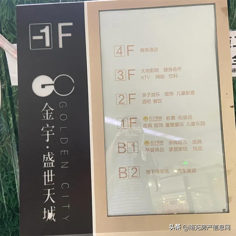 嘉陵区比较繁华商业区,商业不足