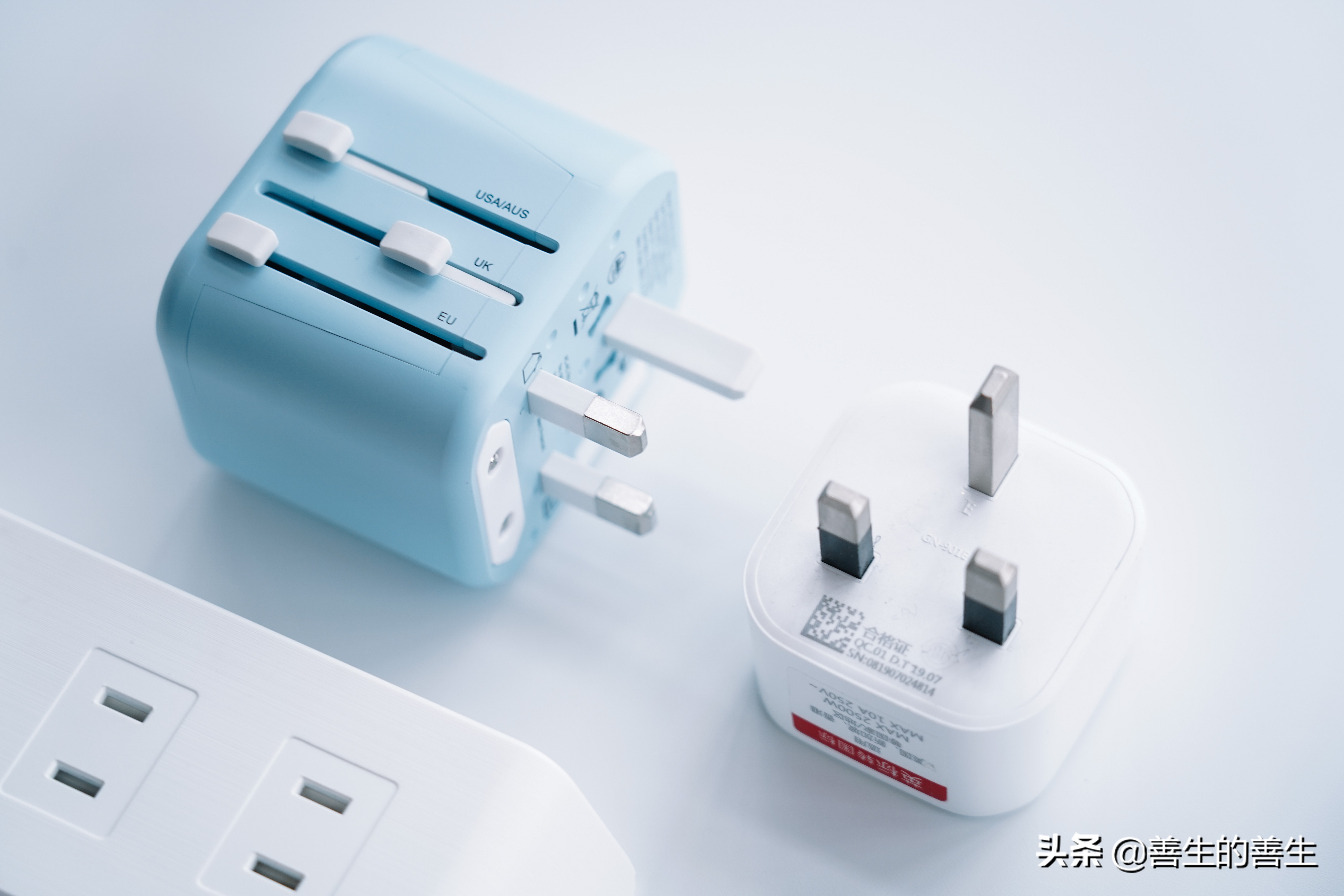 出国只带一个行李箱,飞利浦三脚usb插座评测