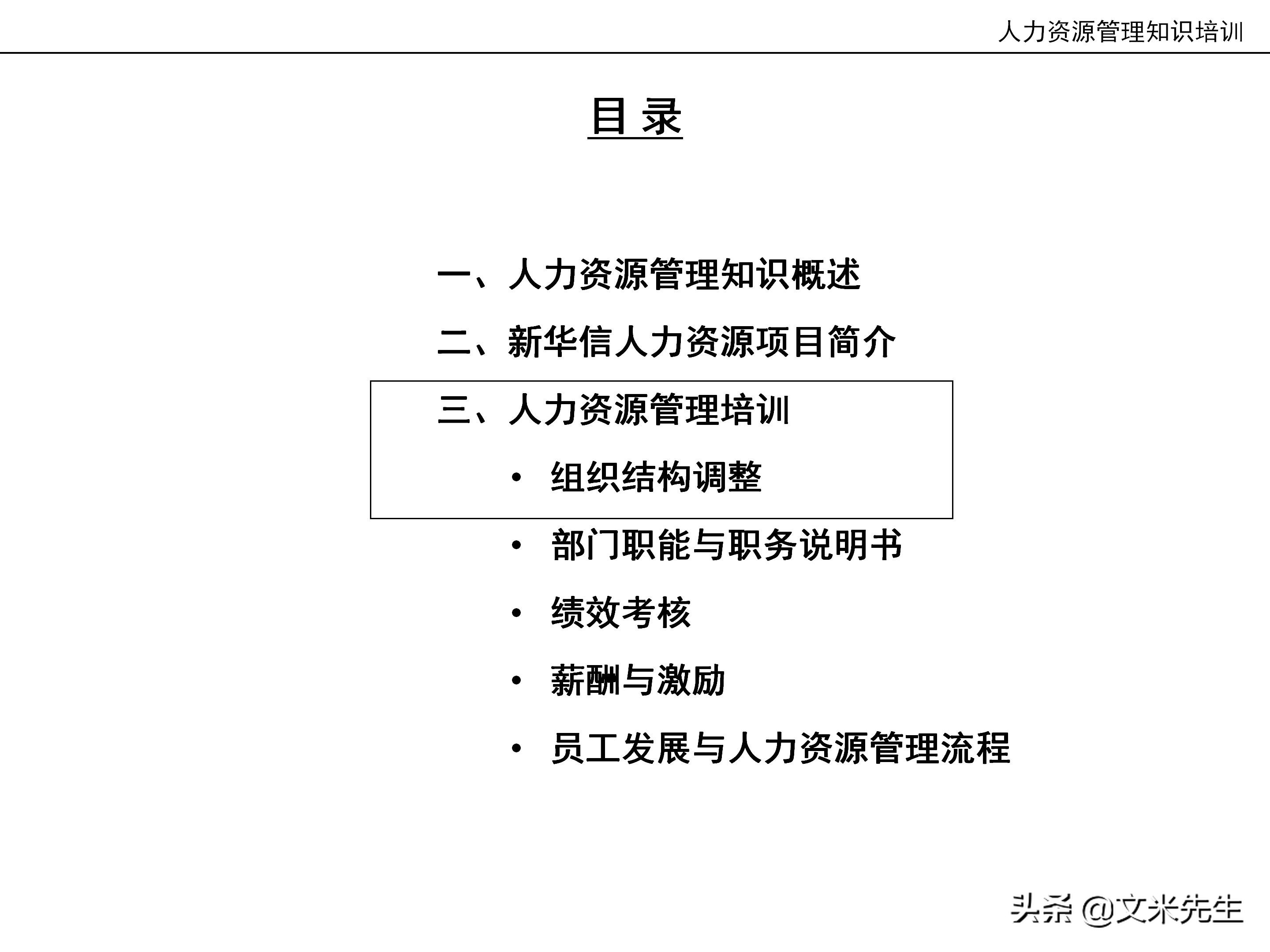 国内知名咨询公司课件：177页人力资源管理知识培训（内部版）