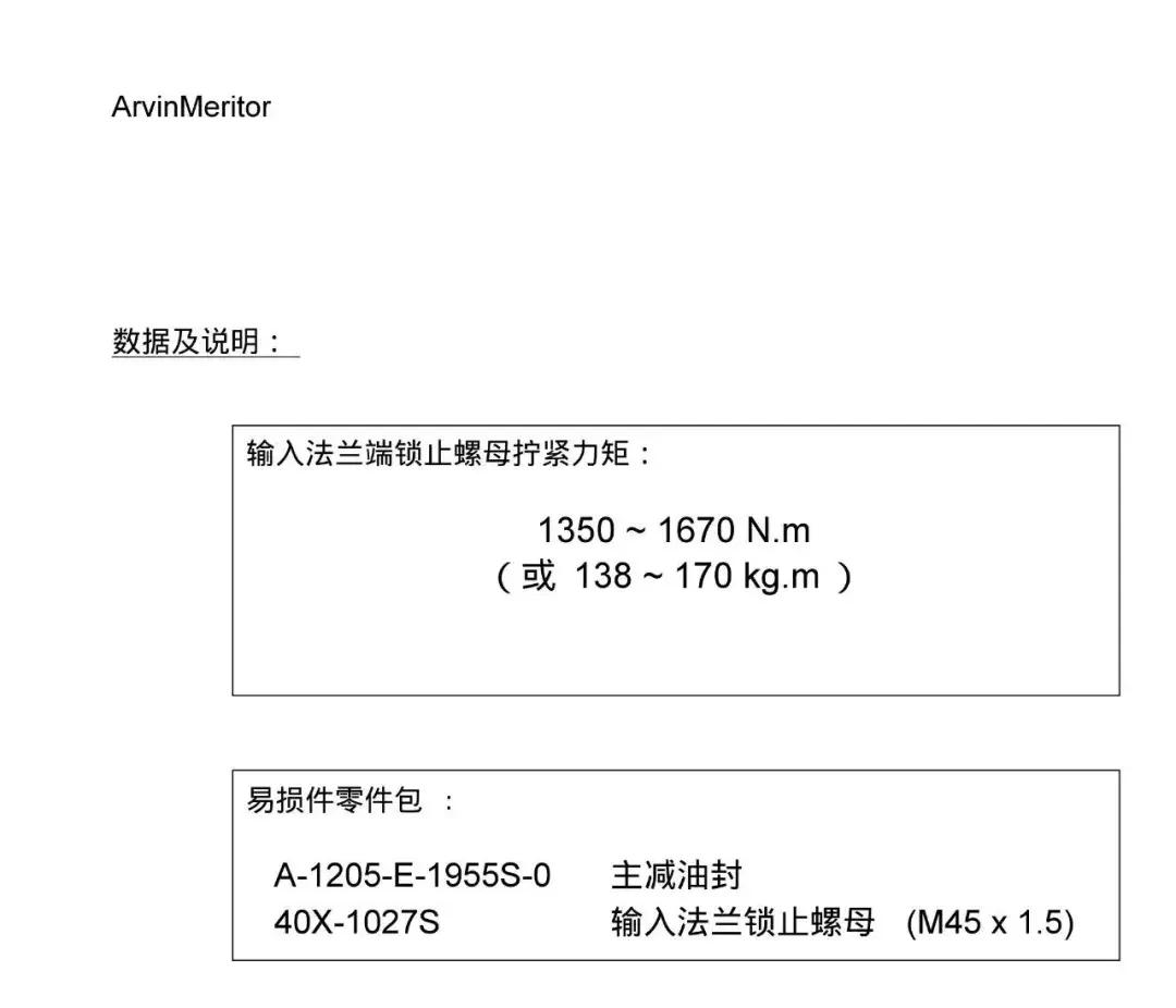 阿文美驰差速器,阿文美驰制动器
