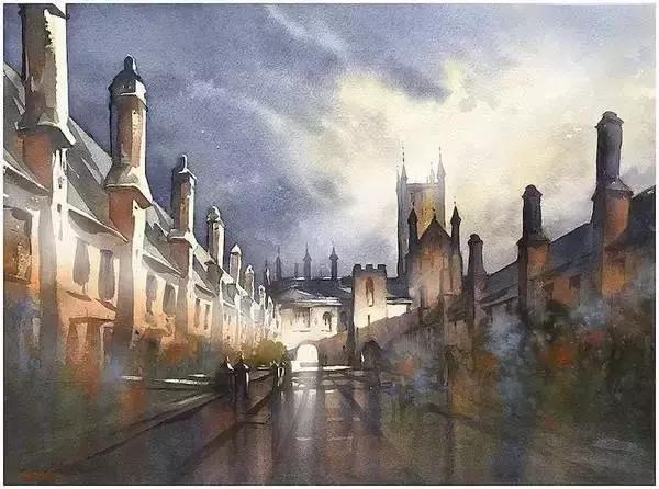 水彩大神之作,国外大师水彩值得一看