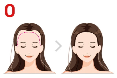 厚的但又不是很厚的刘海,薄薄的齐刘海不明显