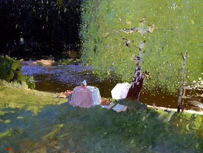 俄罗斯画家的油画艺术美到极致,中俄风景油画作品