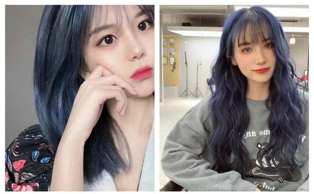 2022年流行发色显白黑茶冷棕,流行发色2021显白减龄短发颜色