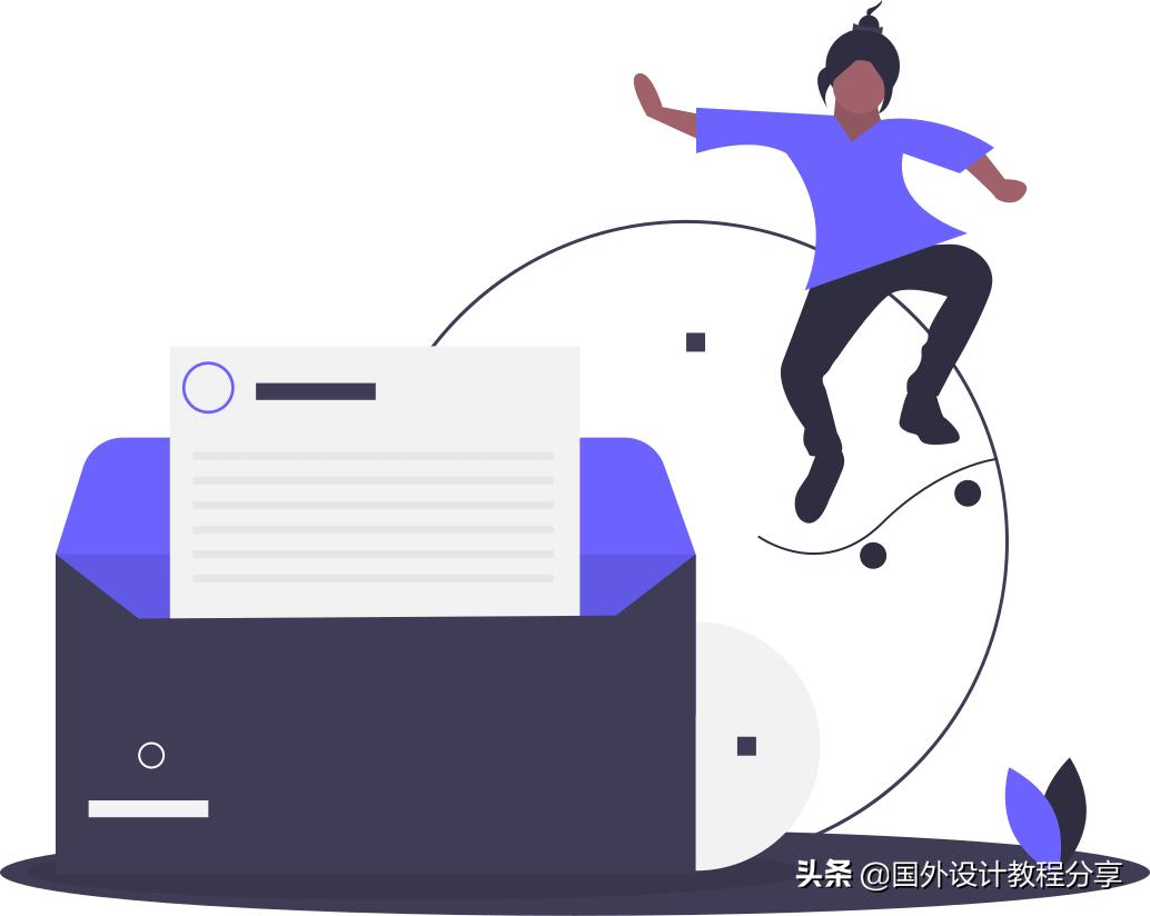 扁平矢量插画教程,矢量扁平插画怎么画