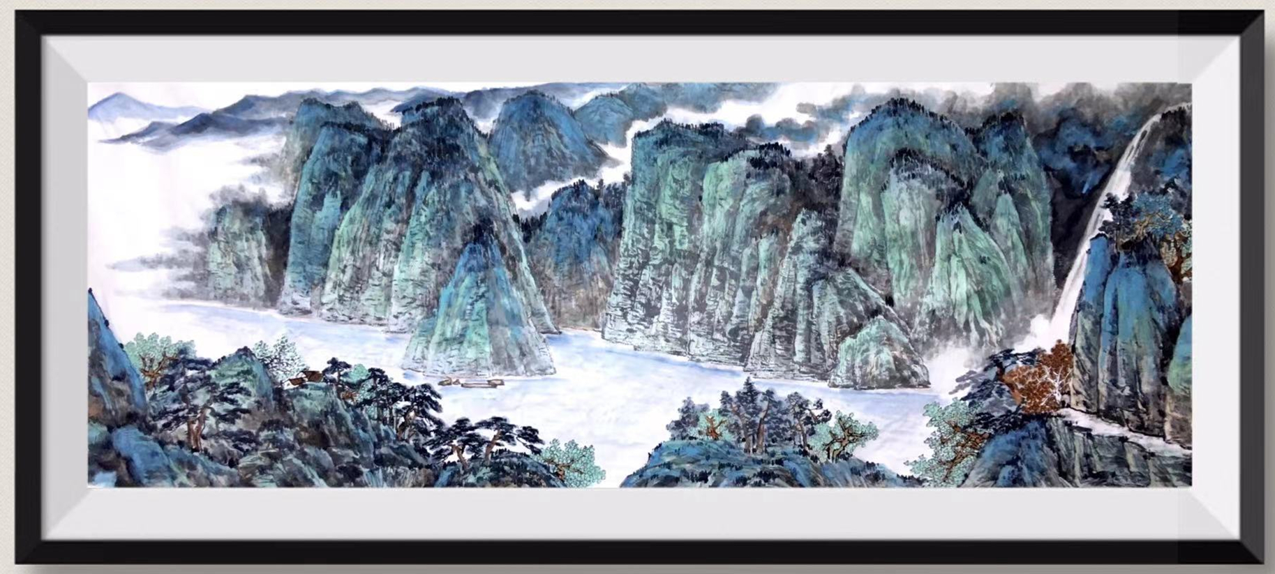 刘世雄绘画作品鉴赏,关于十年磨一剑砥砺再出发的绘画