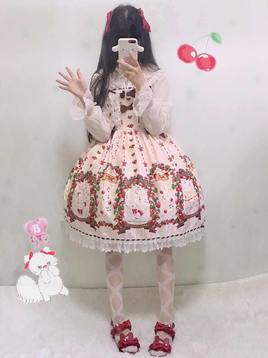 梅露露的洛丽塔鞋,秋季搭配洛丽塔鞋