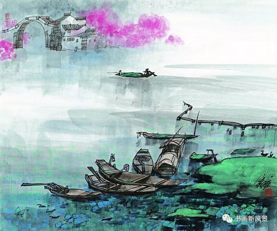 美到窒息的江南山水,中国风江南山水