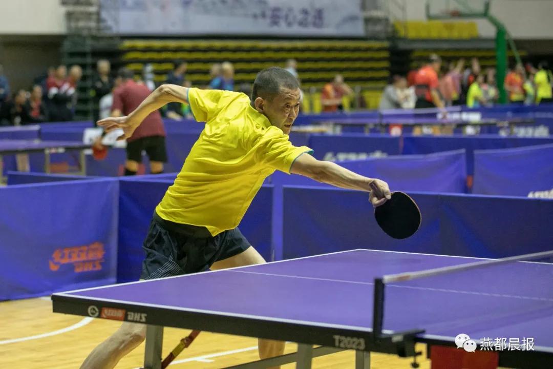 省老年人运动会乒乓球赛在朝阳举行