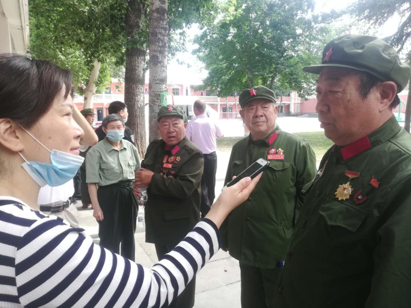 太行老兵家国情怀北清中学红色传承