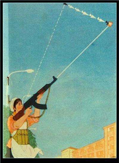 如何用枪把飞机打下,怎么用枪打飞行器