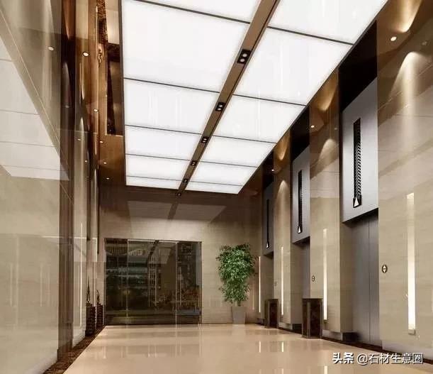 电梯门套石材图片大全,安装石材电梯门套报价