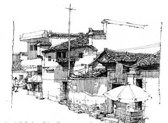 风景速写的好处,风景速写简单显高级