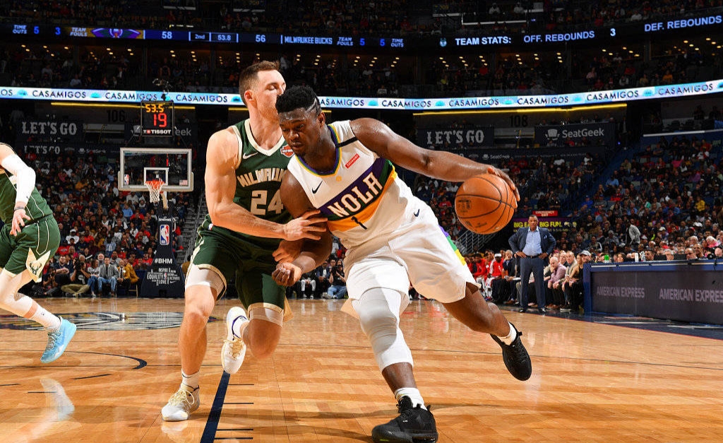 锡安狂砍28分全程回放,锡安疯狂单挑詹姆斯