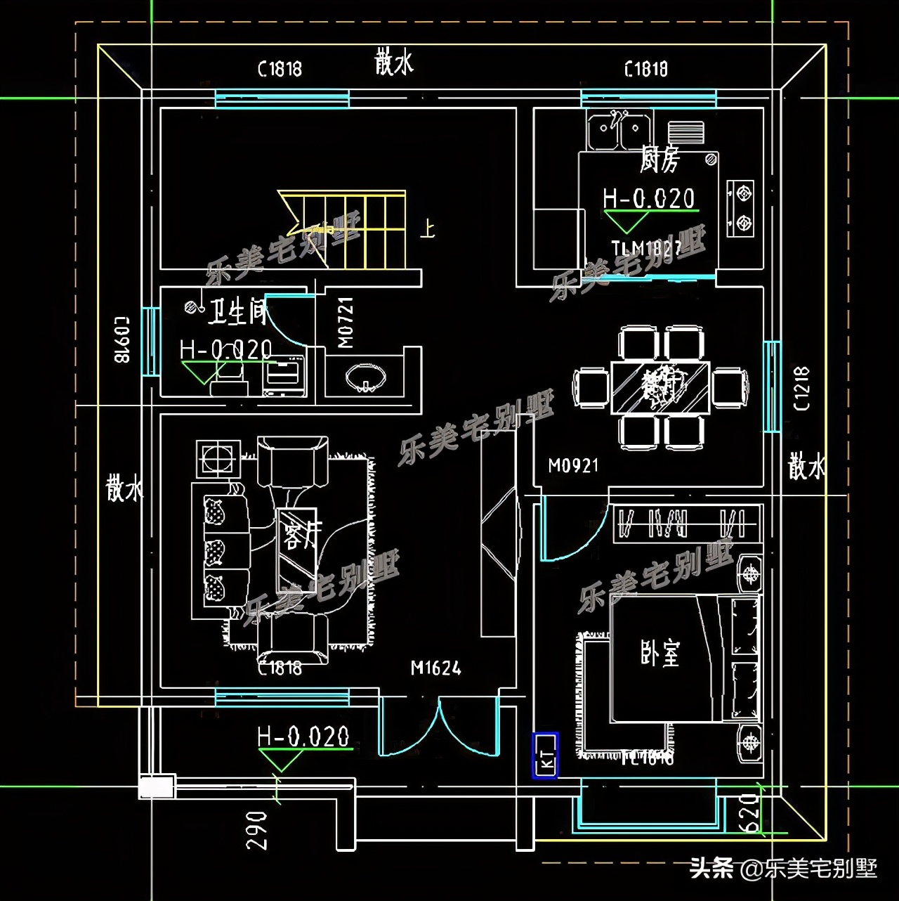 左宽右窄的梯形地基怎么建房,进深长开间窄的地基怎么设计