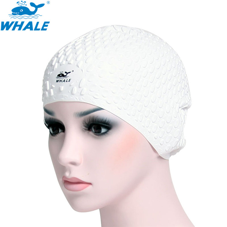 防水鲸鱼泳帽,硅胶泳帽加大男女通用