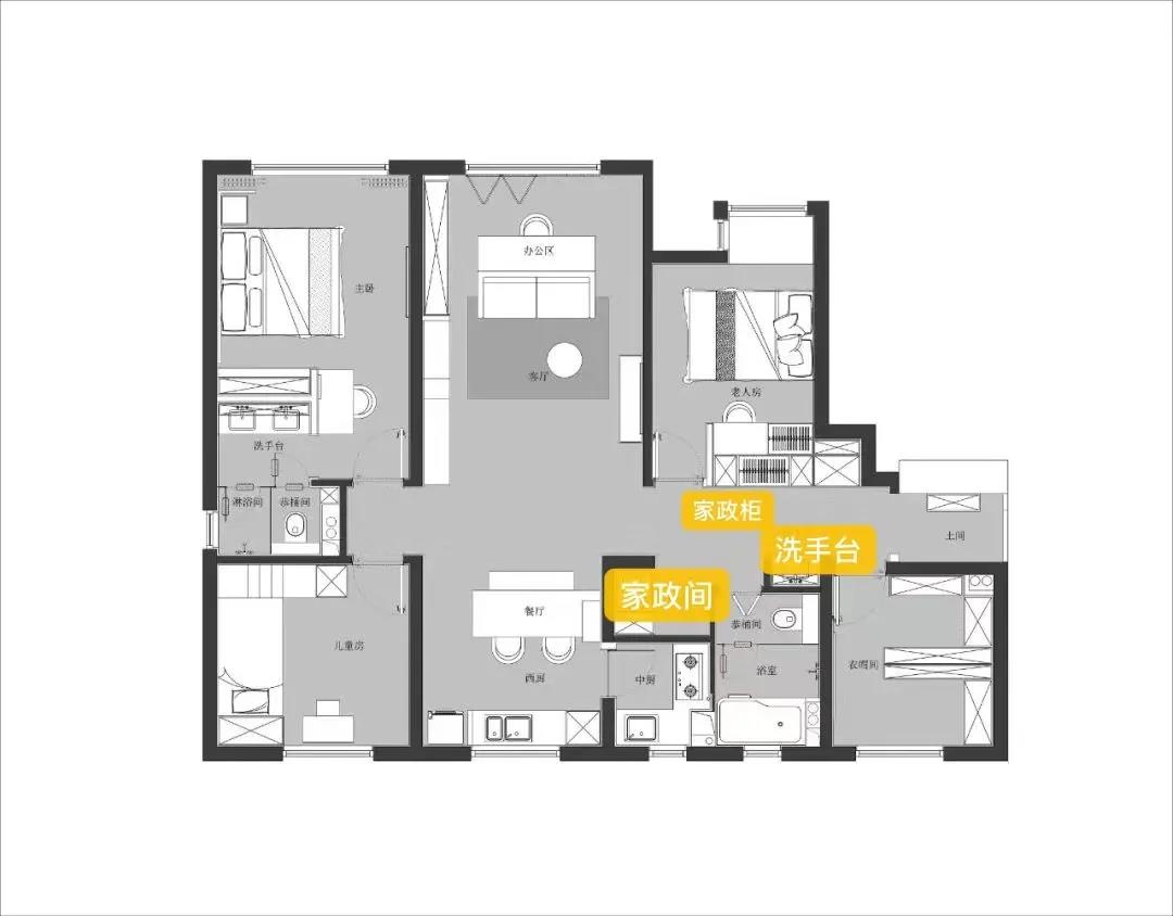 日本主妇推荐家居装修,日式家政间设计