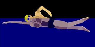 自由泳好看泳姿,陆地练习自由泳打腿