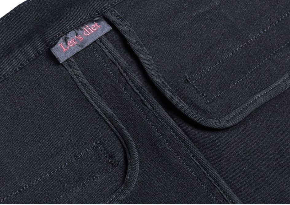 裤子女款显瘦高腰小黑裤,微喇叭小黑裤女显瘦八分裤