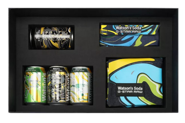 玩大了！G-StarRAW×屈臣氏跨界合作，最潮苏打汽水C位出道！