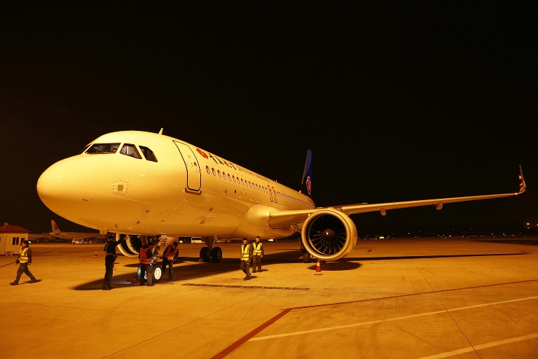 青岛航空机队有多少架飞机,青岛航空首架a321neo