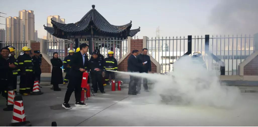 北坦街道消防演练活动,航天新天地消防演练