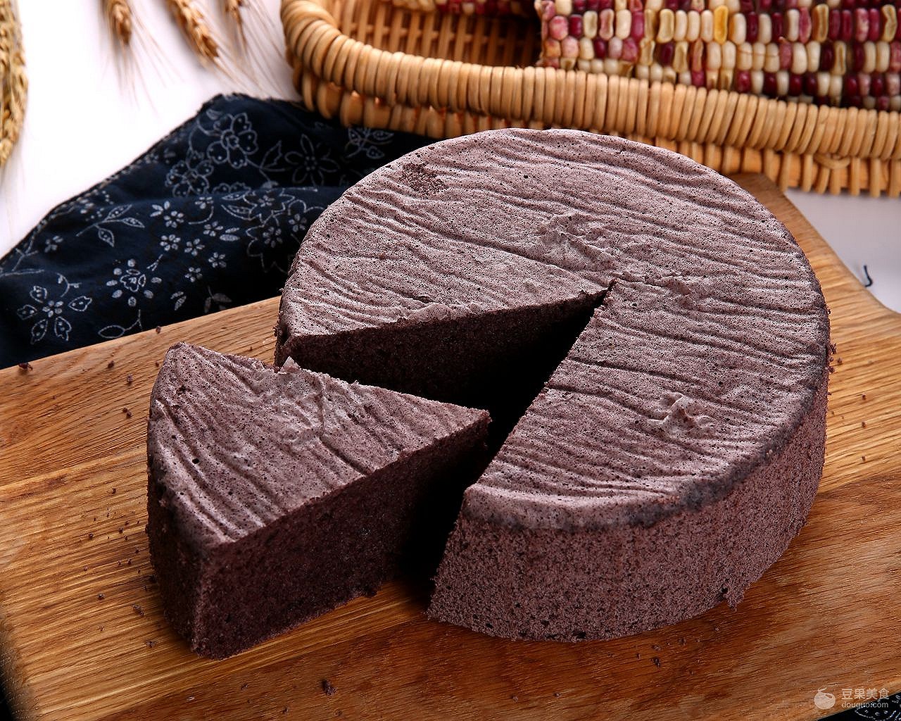 不用发酵的黑米糕做法,不需要打发的黑米糕