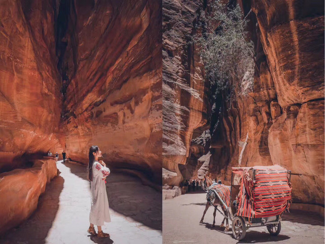 ins打卡圣地,玫瑰之城约旦佩特拉古城