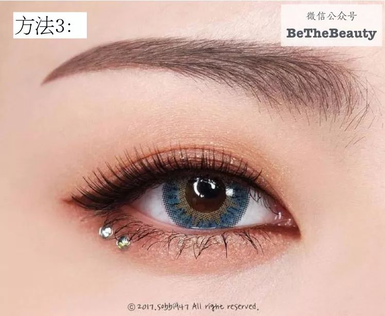 原来一个漂亮的眼妆可以这么简单,干净又能有效放大的完美眼妆