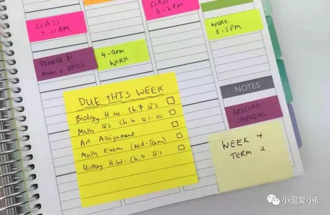 拍了一个礼拜的照片,终于写好了这份post-it*法大**!学霸学渣都适用啊!