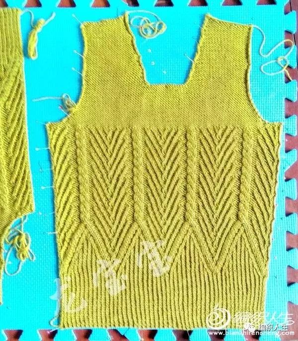 简单的儿童圆肩提花毛衣图解,儿童棒针插肩套头毛衣教程